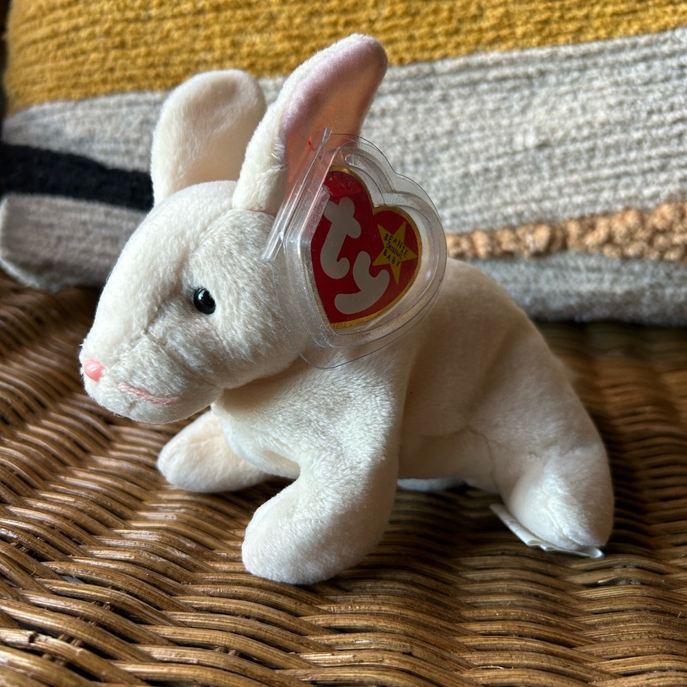 2/$30⚡️- TOY | Ty Original Beanie Baby Nibbler the bunny 1998